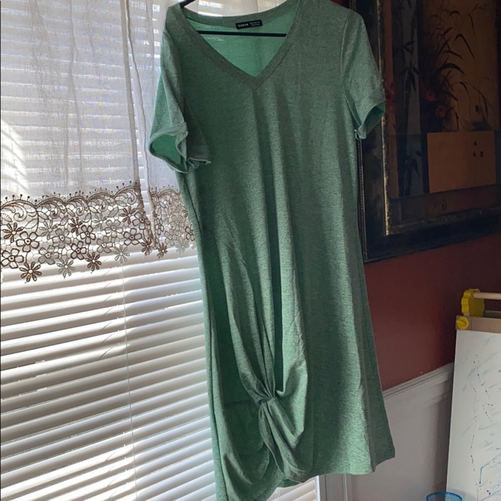 Sea Green tie knot dress Never worn